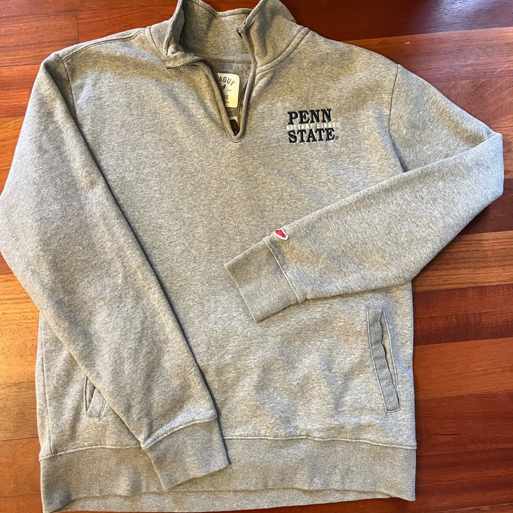 Gray Penn State Quarter-Zip Sweatshirt